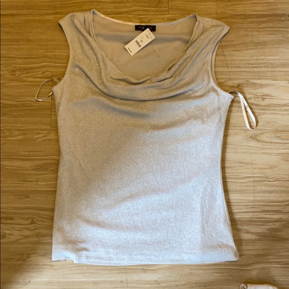 White House/Black Market sparkly top